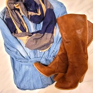 Jean Long Sleeve Shirt